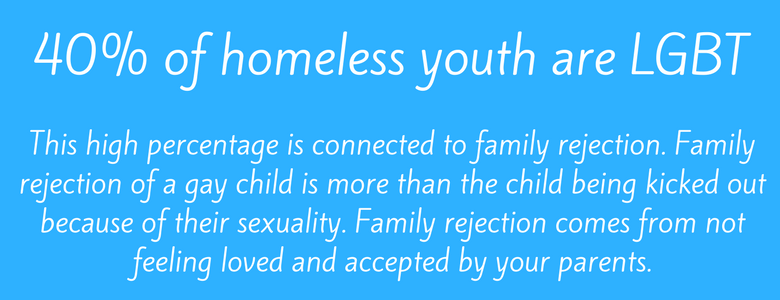 40% of homeless youth are LGBT